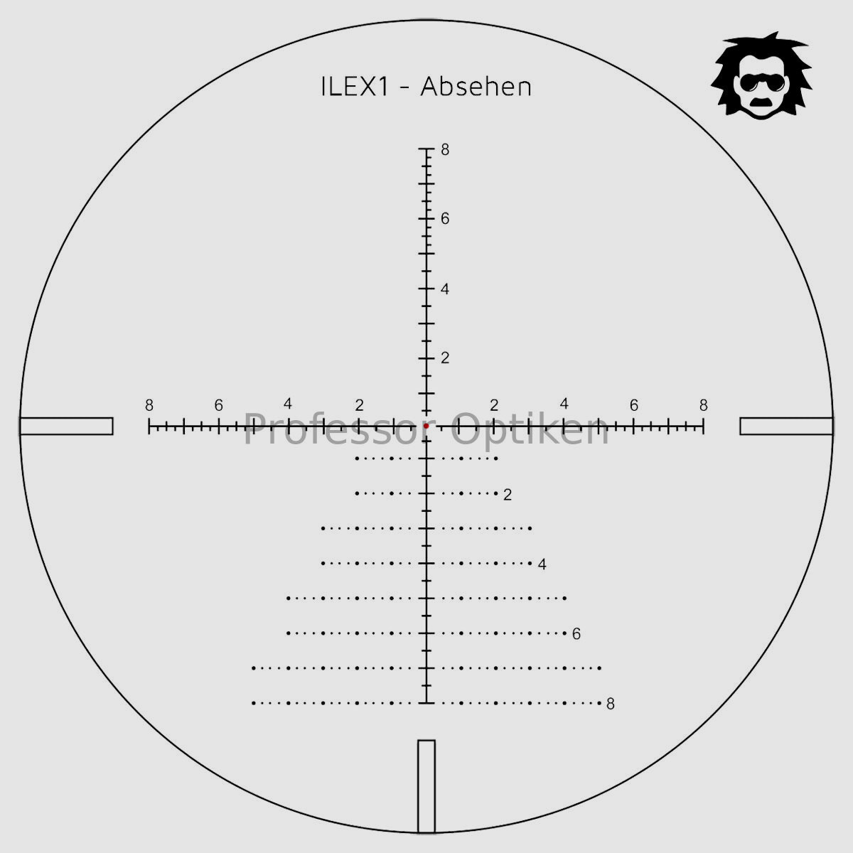 Professor Optiken Müritz - 3-18x50 HD FFP, 34mm Tubus, ILEX 1 Absehen