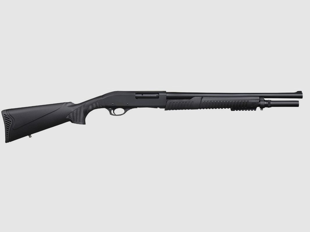 Pallas Hamburg: P-Tac "Home Defence" front stock repeating shotgun | Cal. 12/76