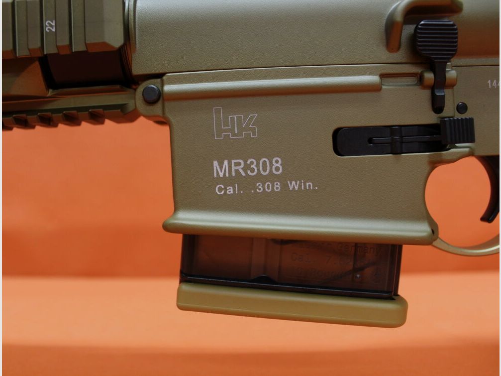 Heckler&Koch Ha.Büchse .308Win Heckler&Koch/H&K MR308 A3 28 16,5" Lauf RAL8000, Gas-Piston-System HK417/G28