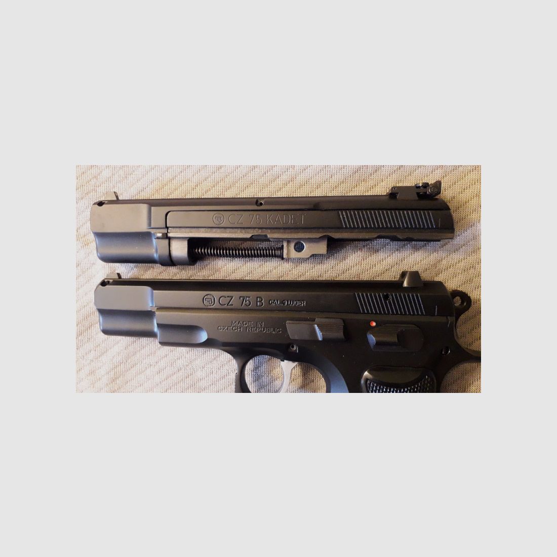 SL-Pistole CZ 75+WS **NEUWERTIG**