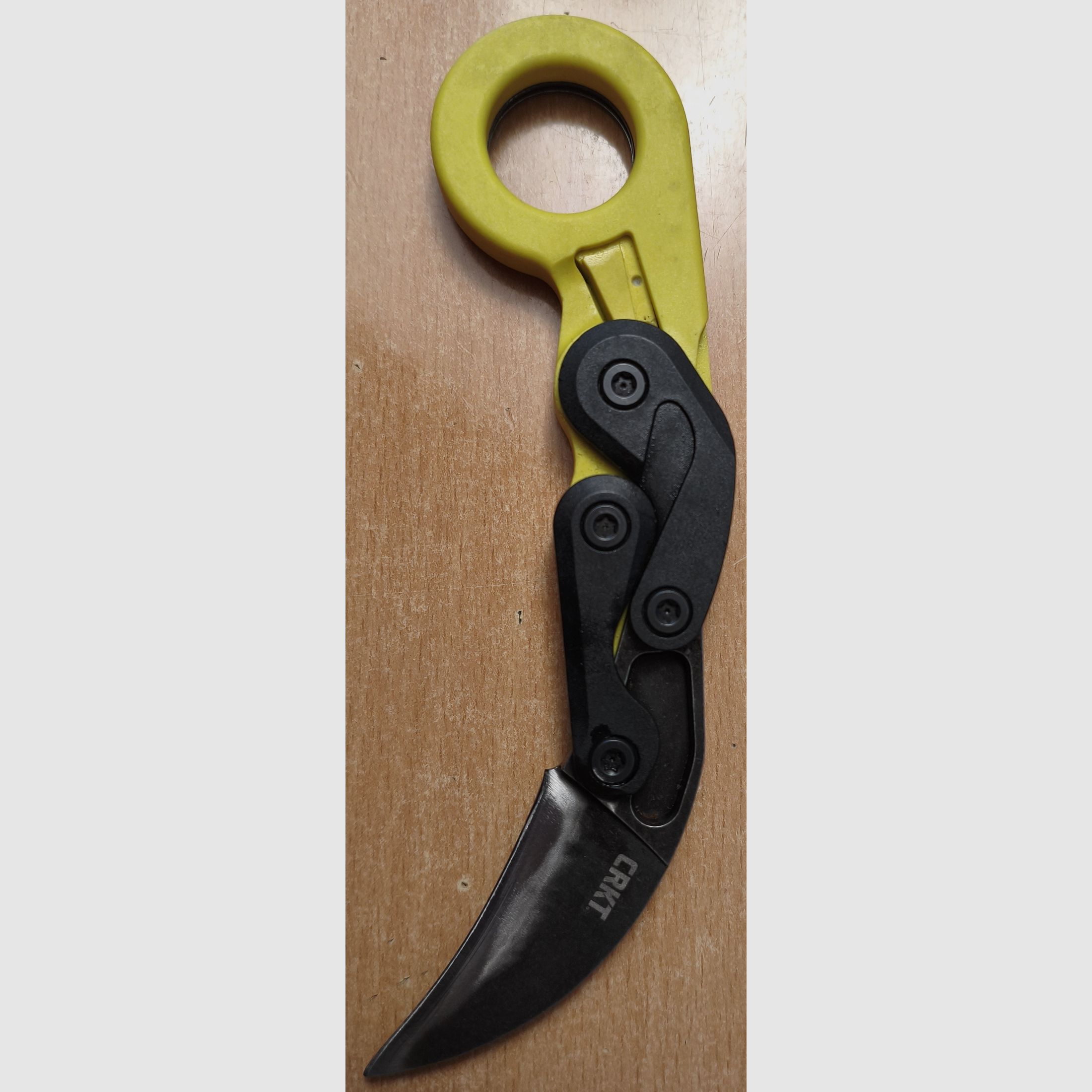 CRKT Caswell Knife Provoke Zap, amarillo