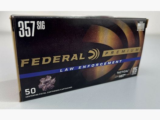 Federal Ammunition HST 125grs - 50 pcs