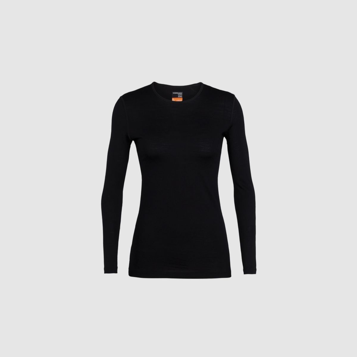 ICEBREAKER - Merino 200 Oasis Long Sleeve Crewe Women Black
