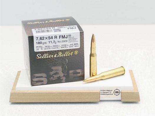 Sellier & Bellot FMJ 11.7g/180grs at 50