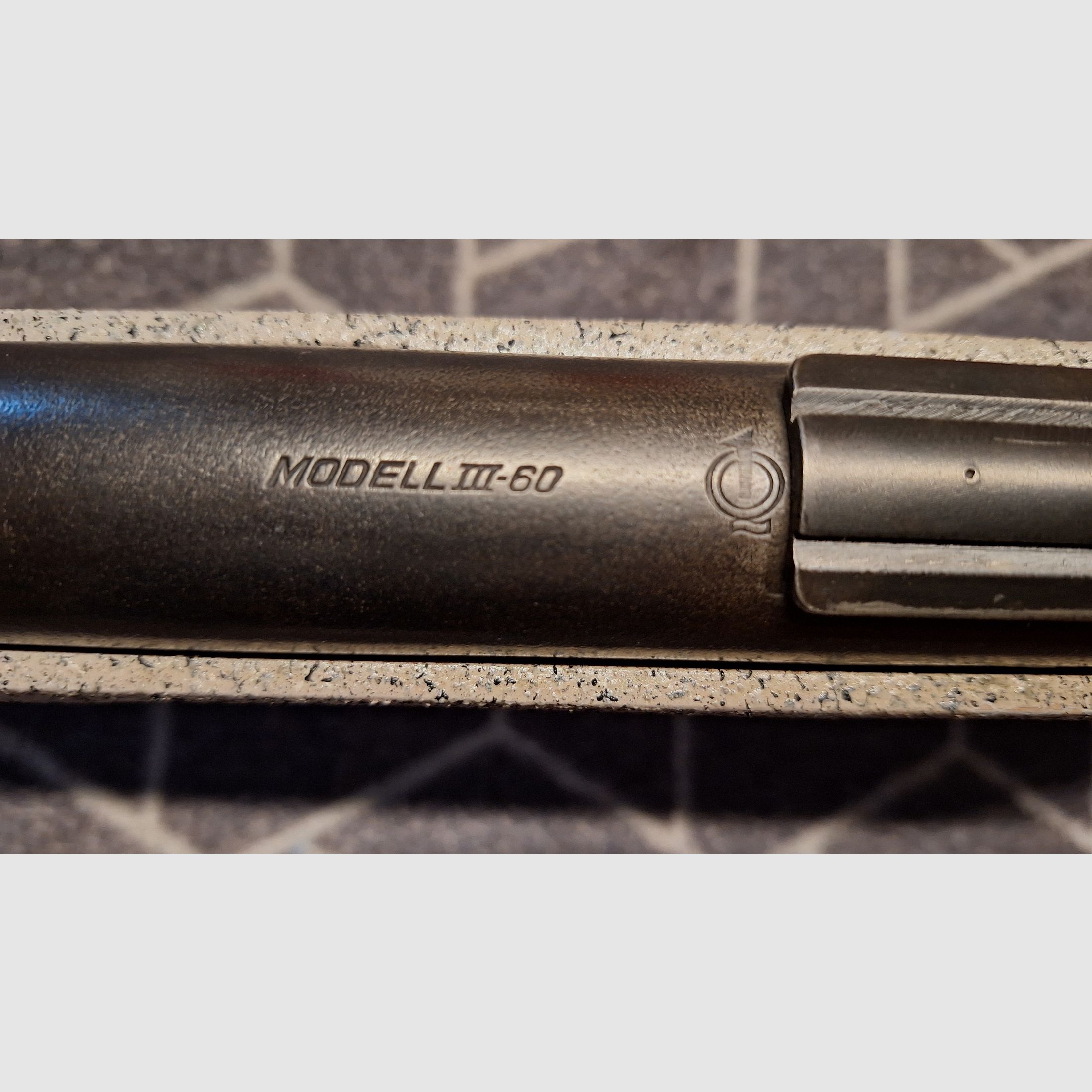 Haenel III-60 "Q1" carabina de aire DDR con scope. ¡pieza única para coleccionistas!