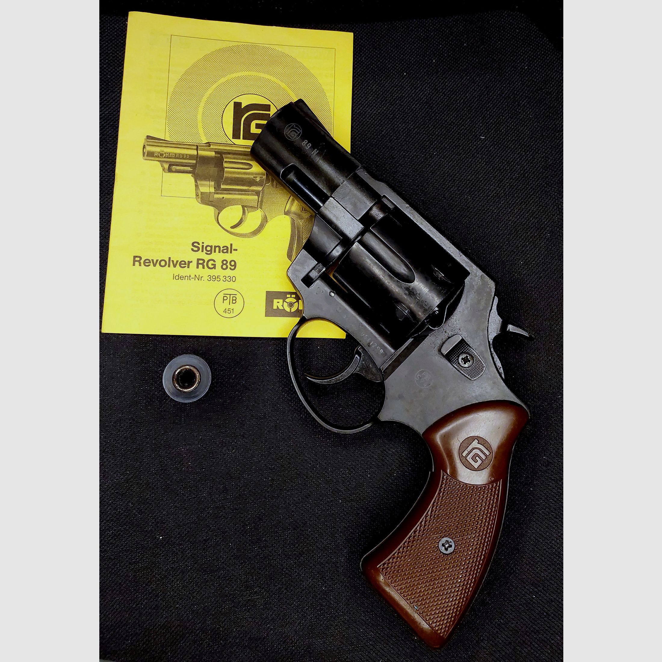 Röhm RG89 N blank-firing revolver blued (PTB 594) RG 89