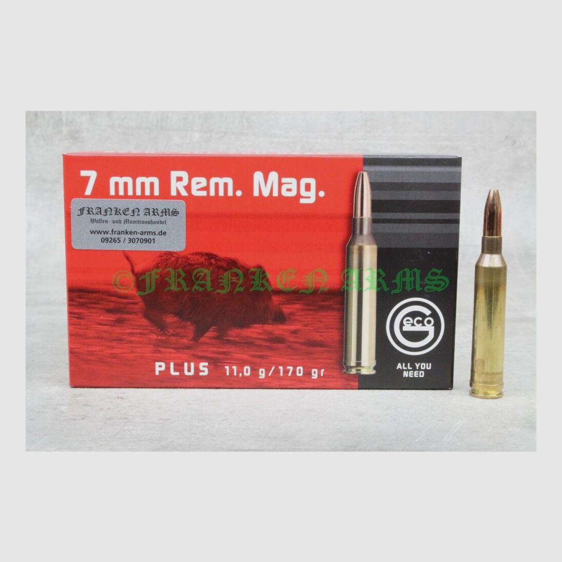 GECO Plus 7mm Rem. Mag. 170gr. 11g 20 Stück Staffelpreise