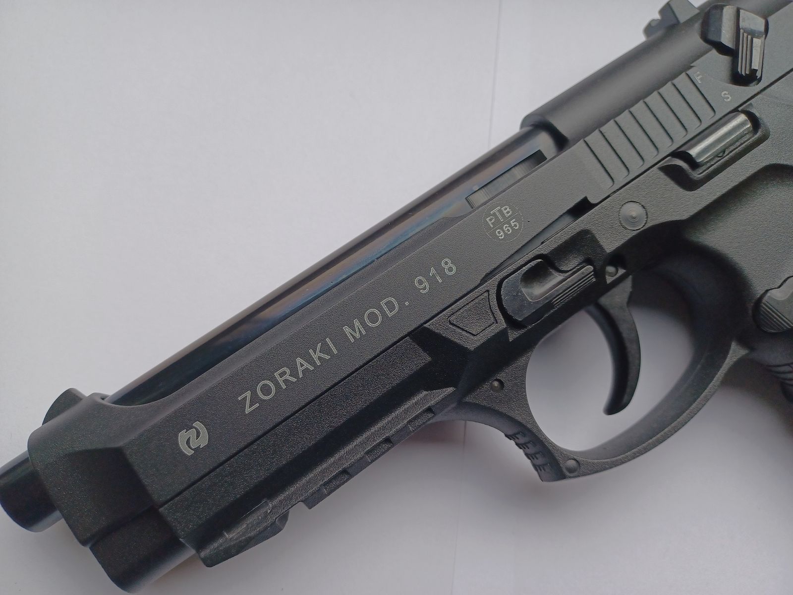 Zoraki 918 cal. 9mm P.A.K. PTB-NR. 965