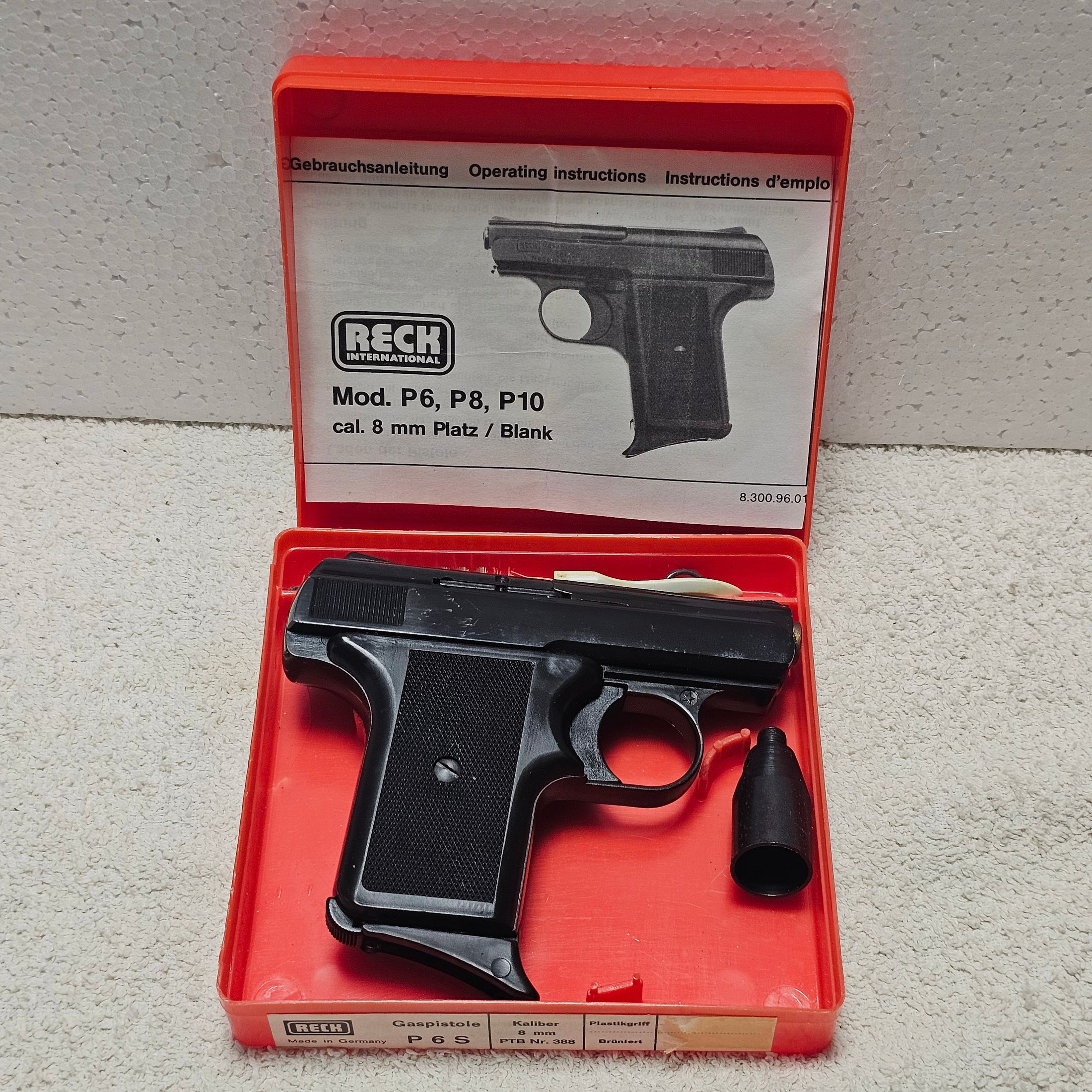 Schreckschusspistole Reck Modell P6s