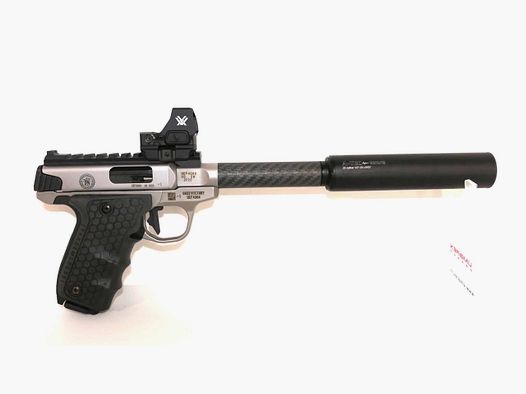 PISTOLA SMITH E WESSON VICTORY TARGET CARBONIO cal. 22LR + vortex + mds