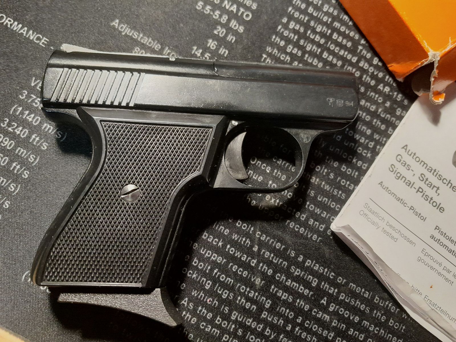 Record 15-9 9mm pak Schreckschuss