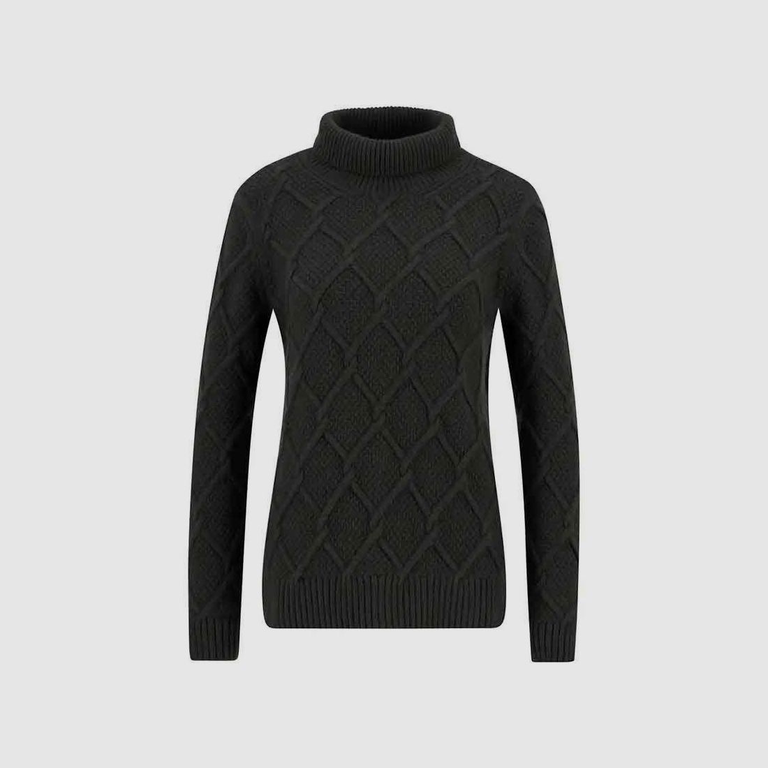Barbour D-Roll Neck Knitted Sweater Burne with Cable Pattern, image 4 of 8