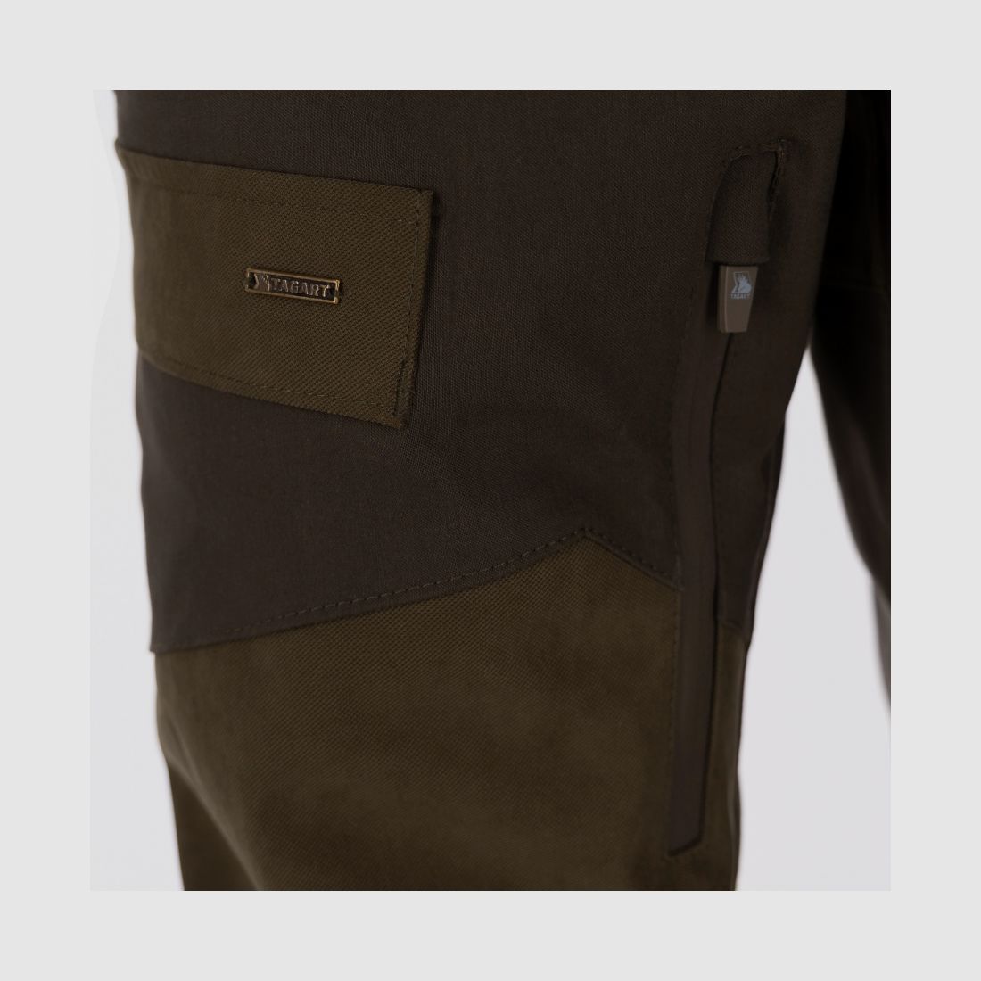 TAGART - Wodoodporne spodnie do outdooru Armor ciemnozielone, zdjęcie 5 z 6