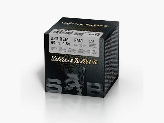 Sellier&Bellot Munition .223 Rem 69gr