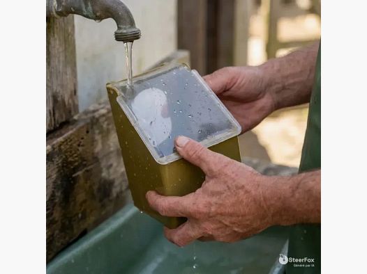 Futterstelle Käfig Eco GAUN 1 Loch für Tauben