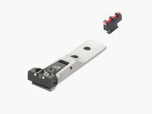 Zestaw celowniczy TXT srebrny Fiber S&W N
