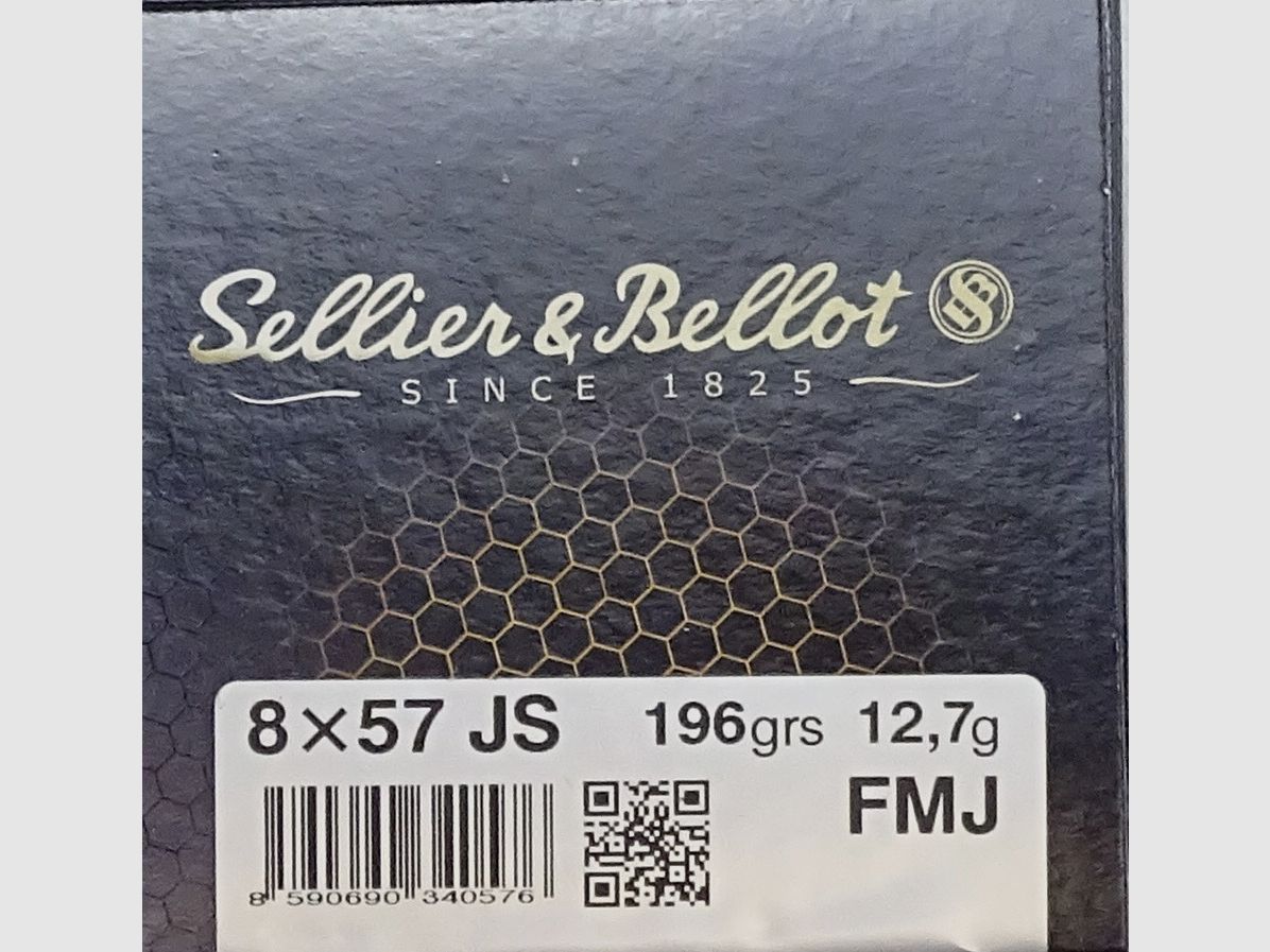 Sellier & Bellot 8x57JS FMJ 196grs - 400 colpi