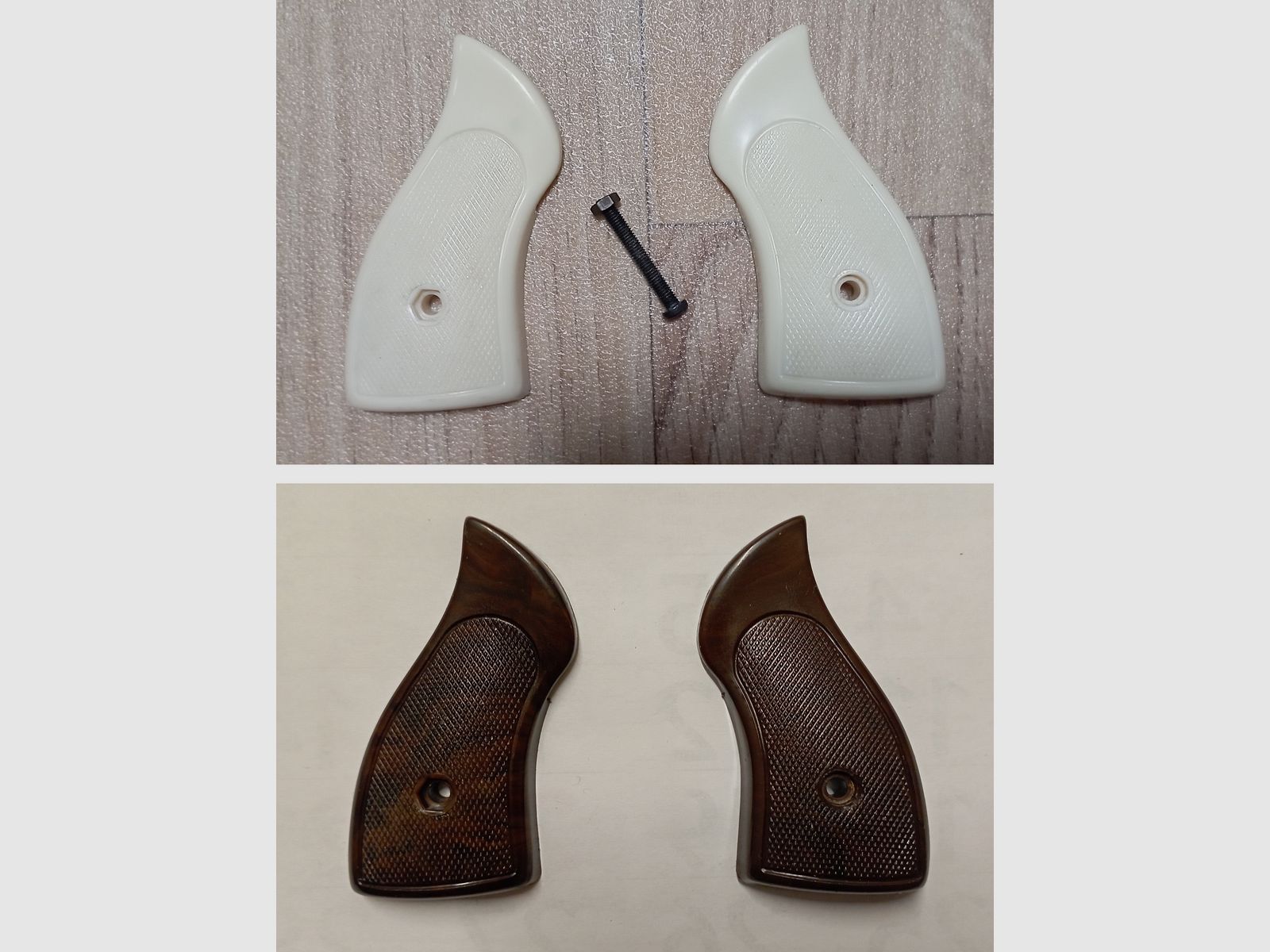 2 paires de plaquettes de poignée pour Mondial Mod. 99X Start Gun Cal. .22