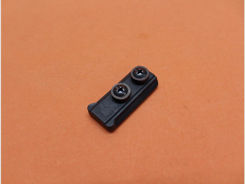 CAA Tactical AR-15: Picatinnyrail TDI Polymeer Zwart (SR-A) 47mm/ Picatinnyschiene gatafstand 18mm/ Ø11mm