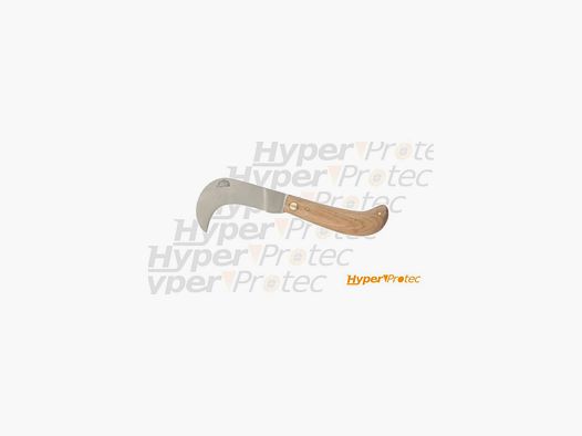 Couteau serpette bois de Teck spécial électricien
