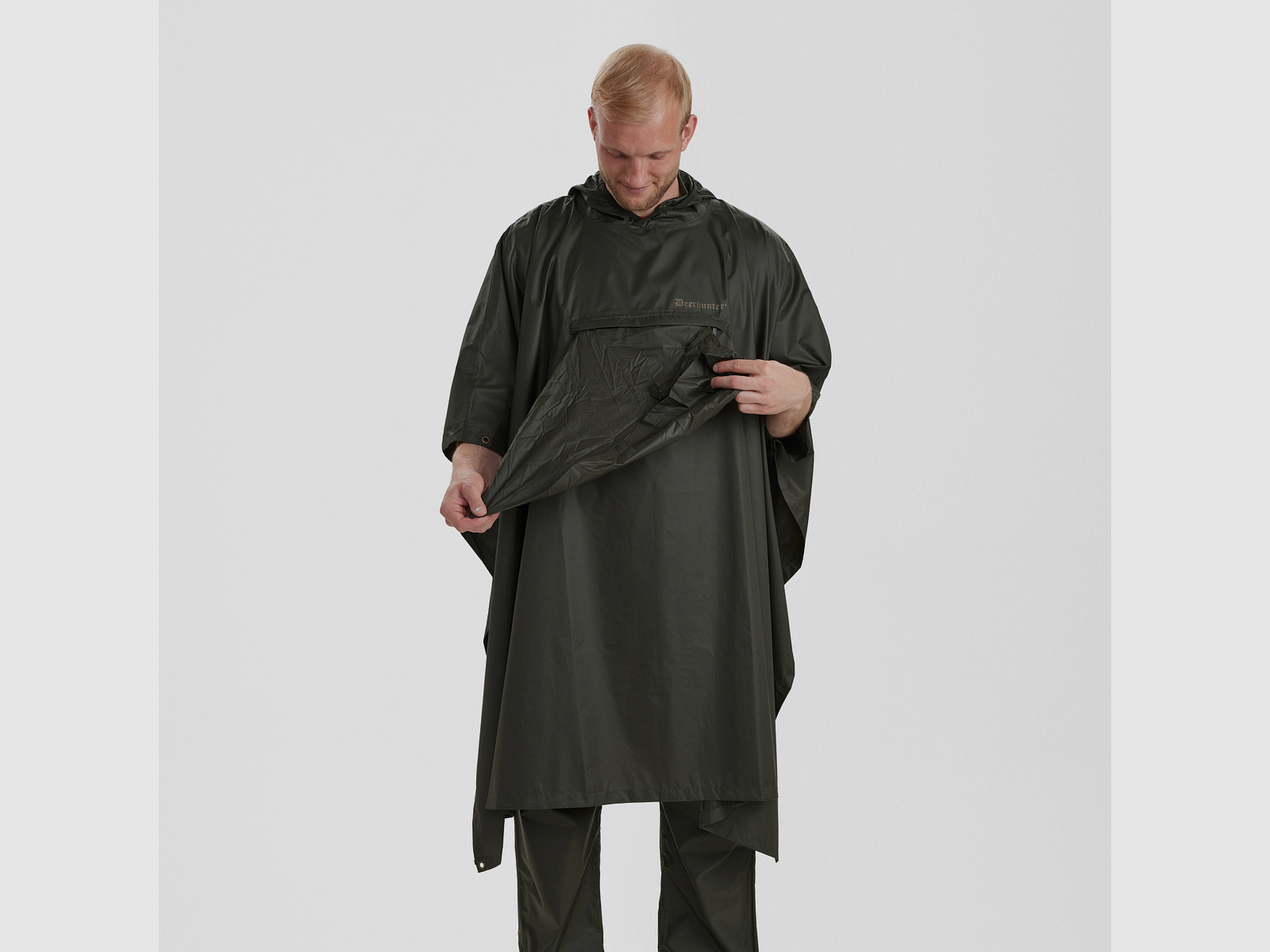 Survivor Regen Poncho - Timber – Kleidergröße Herren: XL/2XL/3XL