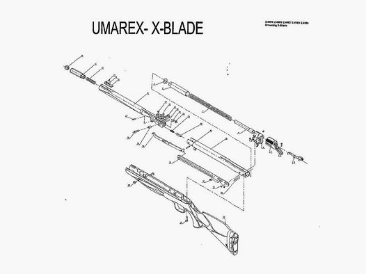 Spare part Umarex Ref. 2.4968.70.05 Assembled Sight X-Blade