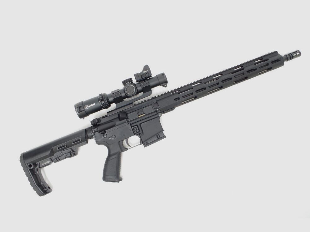 Messerschmitt AR15 16.75" Black + Firefield Commando Kit Bundle