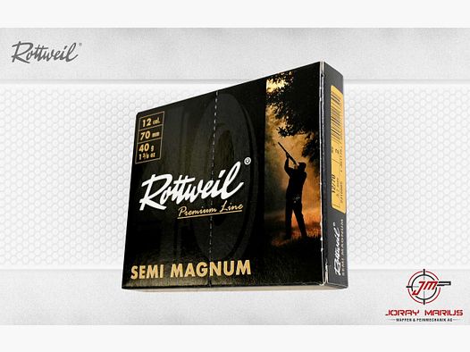 12/70 Rottweil Semi Magnum 40g Schrot Nr. 2 (3.7 mm)