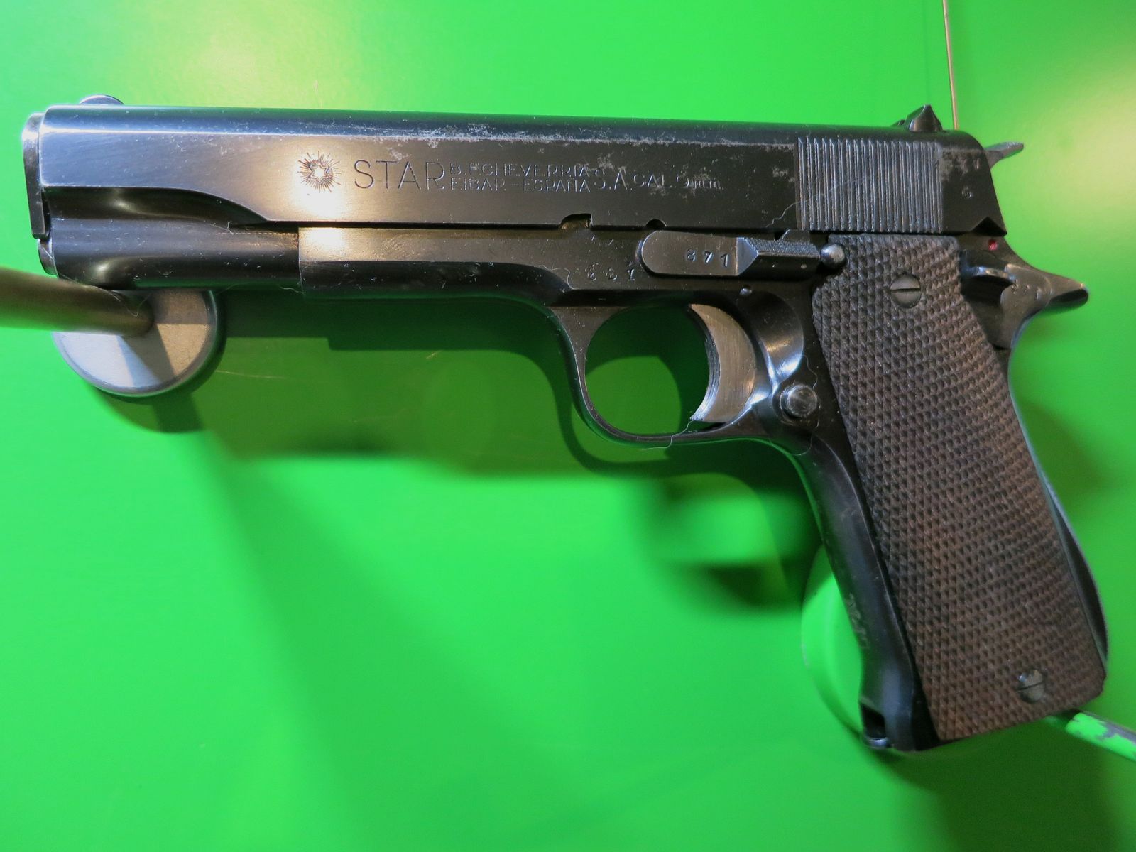 Star Firearms B.Echeverria – Semi-automatic pistol model B; 9 mm; LPN #42-