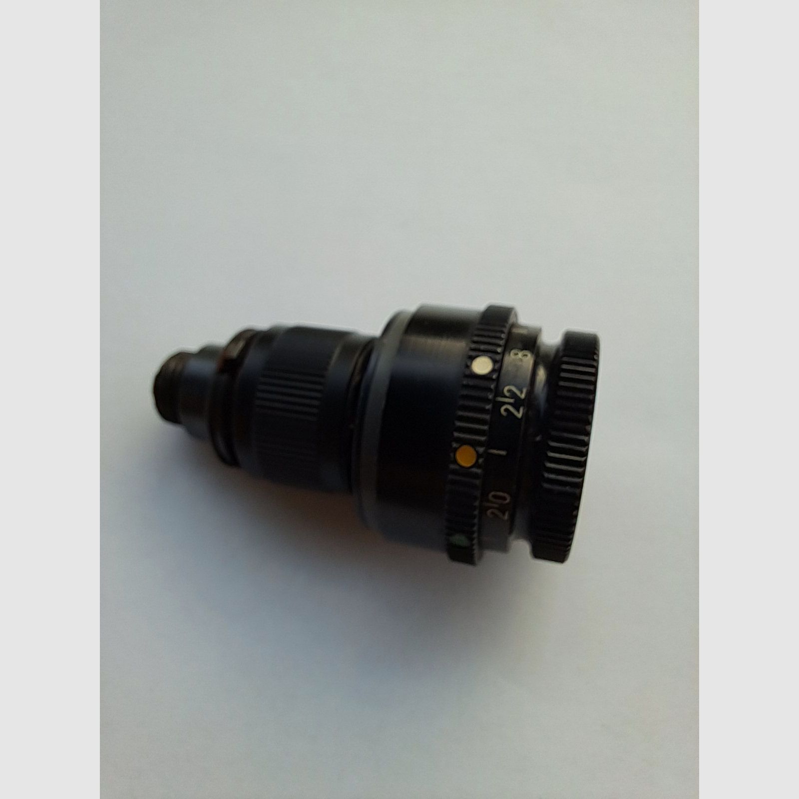 Gehmann D75 mit Irisblende, Farbfilter und Dioptrien 