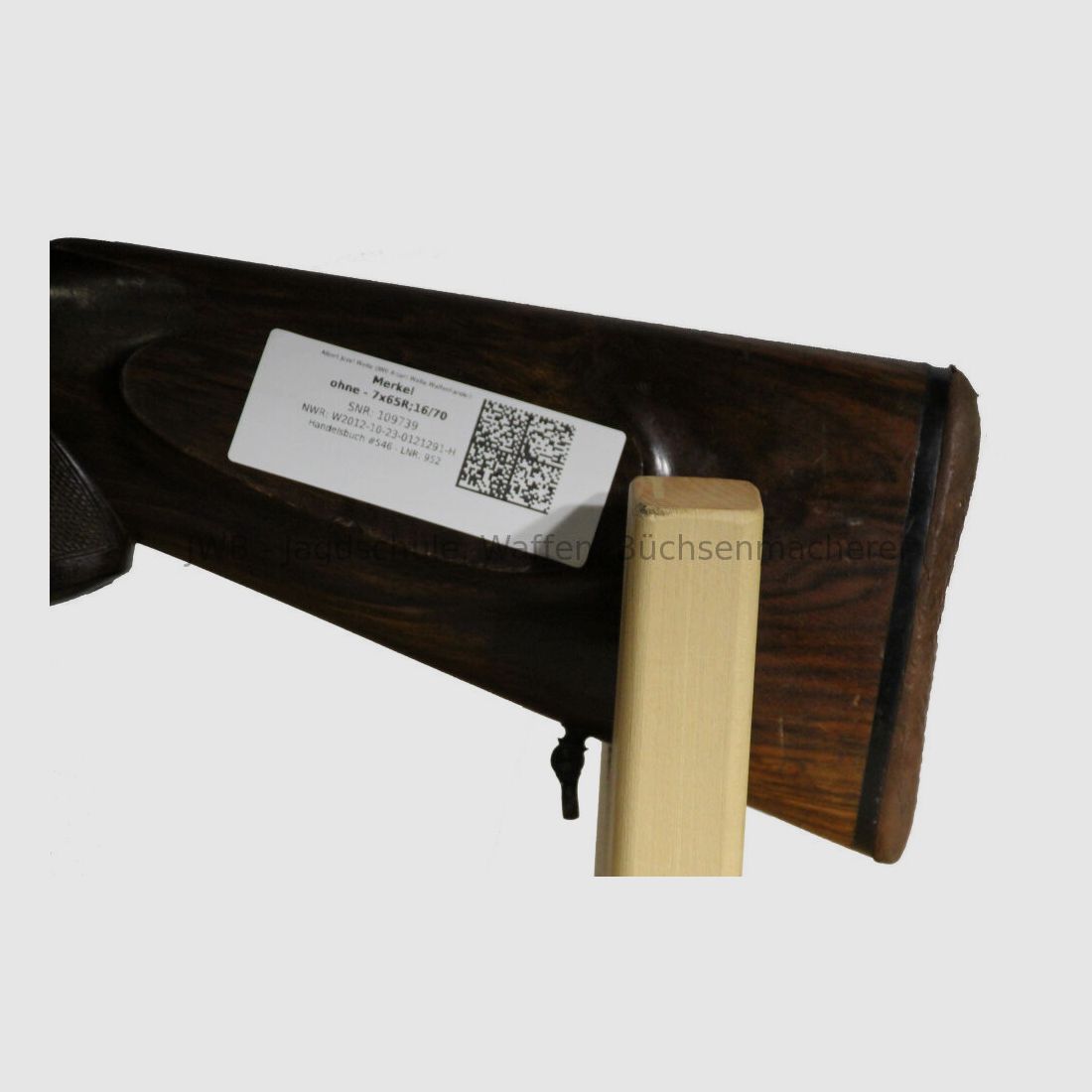 Merkel double-barreled rifle with Zeiss Diavari 2.5 - 10 x 48 7x65R; 16/70