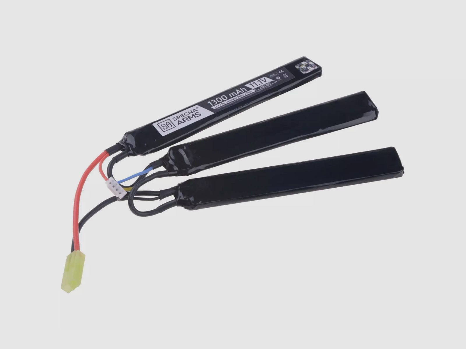 Specna Arms 15/30C 1300mAh 3S1P 11.1V, Triple-Sticktype mit T-Stecker
