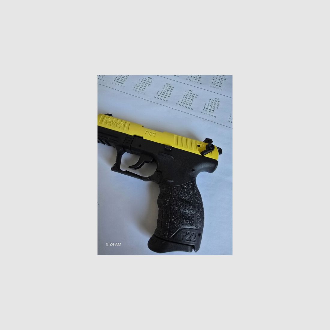 Walther P22Q Black/Yellow ungeschossen