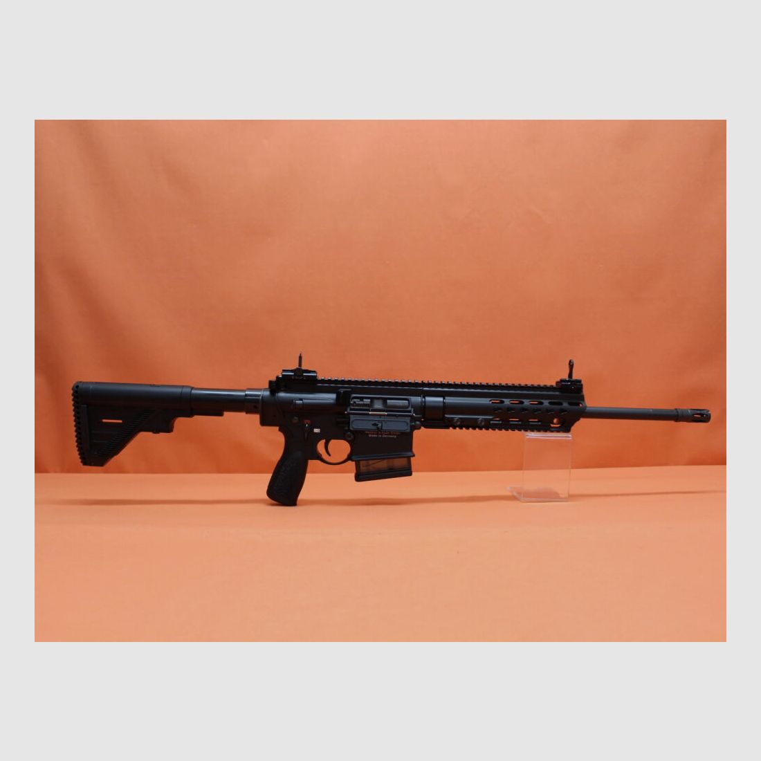 Heckler&Koch Ha. Geweer .308Win Heckler&Koch/H&K MR308 A3 16,5" loop zwart HKey, gas-piston-systeem HK417/G28