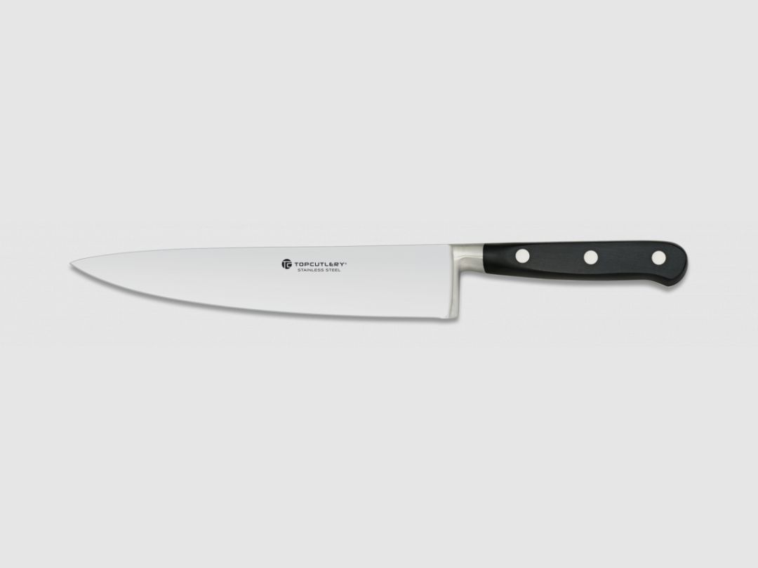 Französisch geschmiedetes Küchenmesser mit großer Klinge von 20 cm