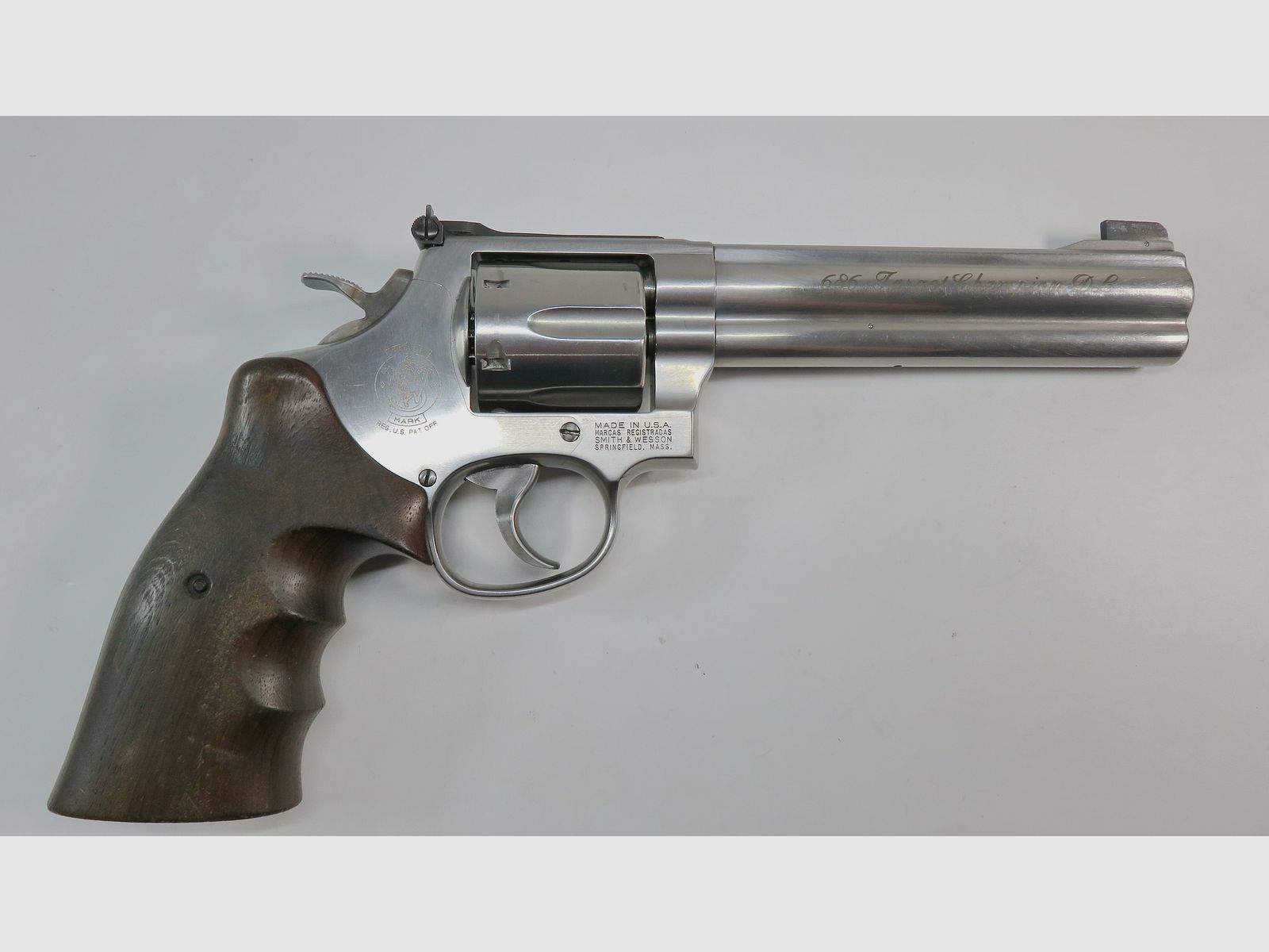 Revolver Smith & Wesson Mod 686-5 Target Champion DL | .357 Mag. | 6 Zoll | Nill-Griff | Gepflegter Zustand