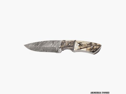 COLTELLO – 39OUTDOOR COLTELLO DAMASCO HUNTER – CORNO