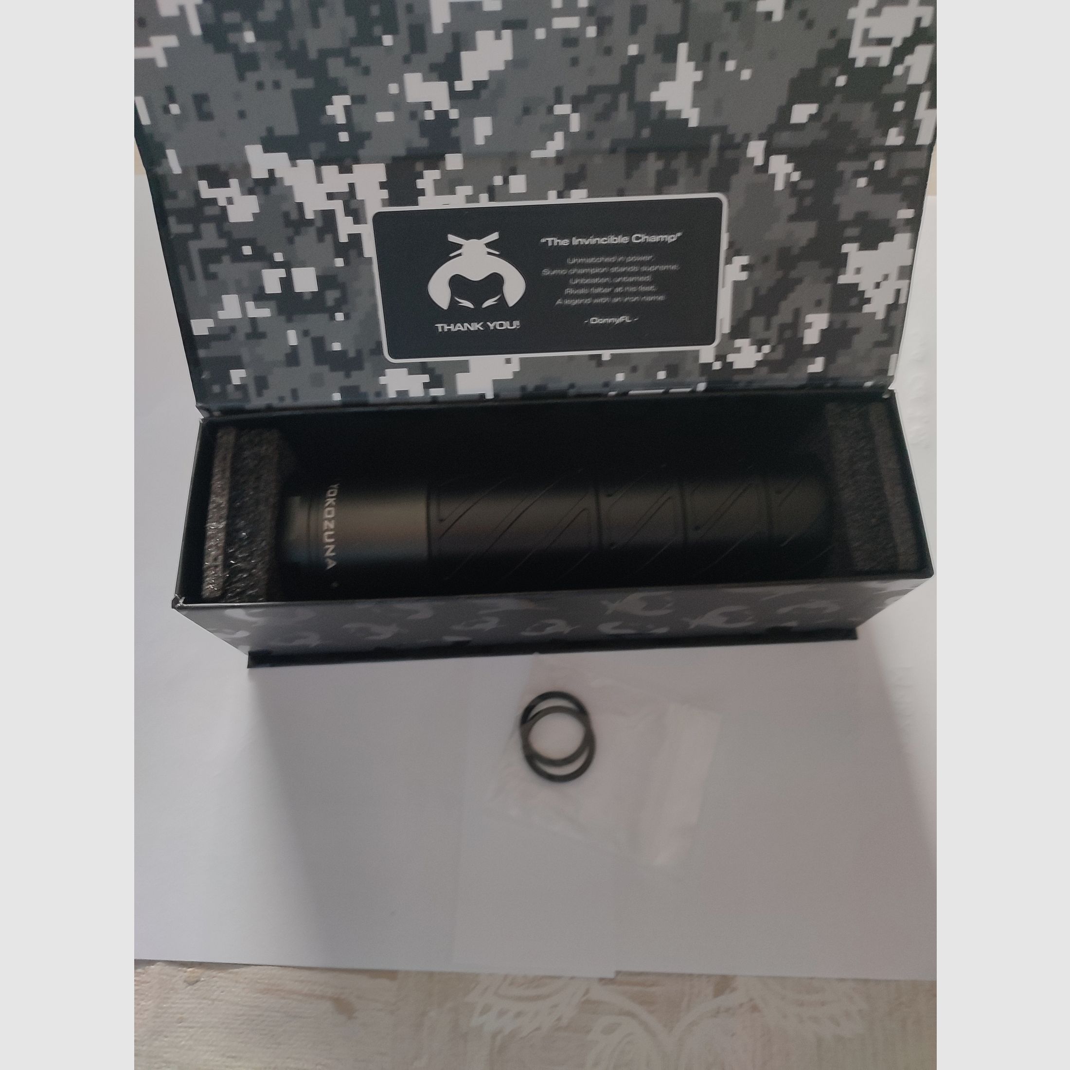 Luftgewehr Schalldämpfer Donny FL Yokozuna QD 9mm/357 M18x1- Schalldämpfer