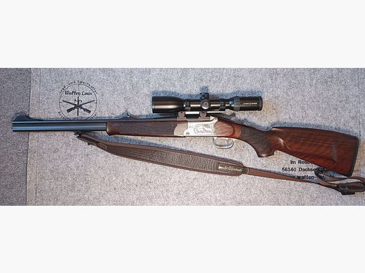 Merkel Suhl B3 Jagd Bockdoppelbüchse mit ZF S&B Zenith 1,5-6x42