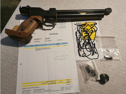 Air pistol Feinwerkbau Mod.2 Cal. 4.5/177