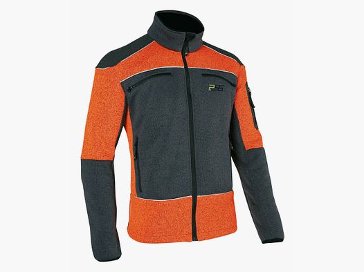 PSS X-treme Arctic Faserstrickjack - orange/antraciet