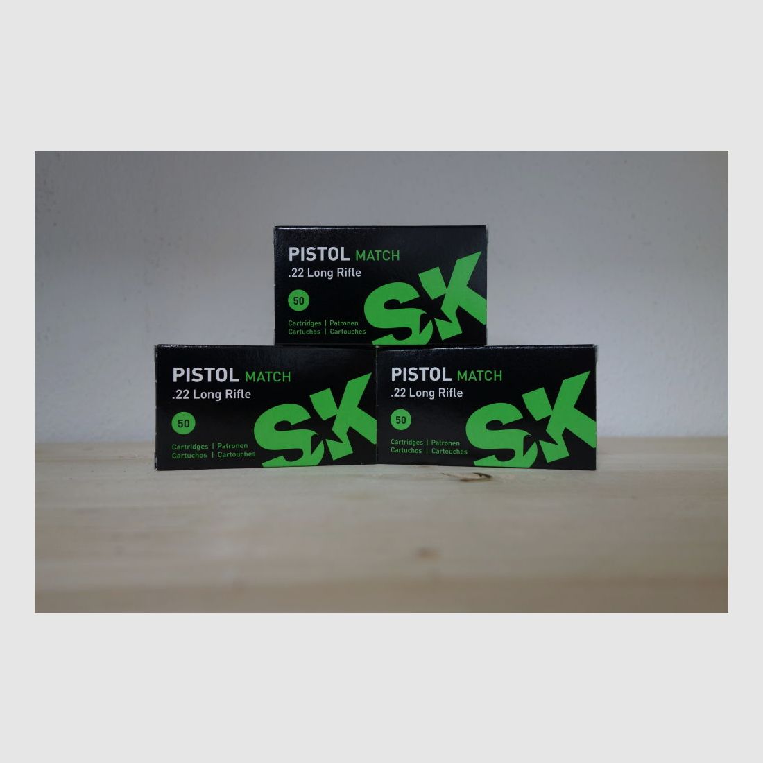 SK Pistol Match .22lr 500 cartouches