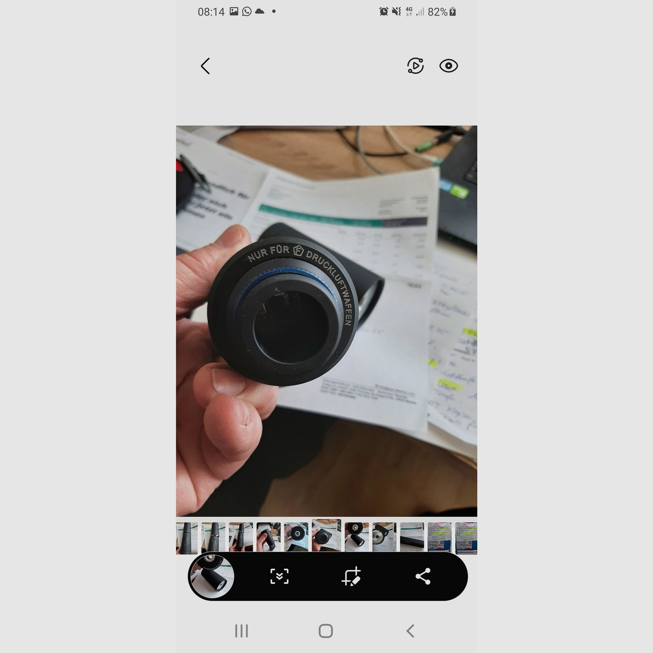 Geluiddemper JADS Waldkauz V4 Kaliber 9 mm/35 voor F wapens