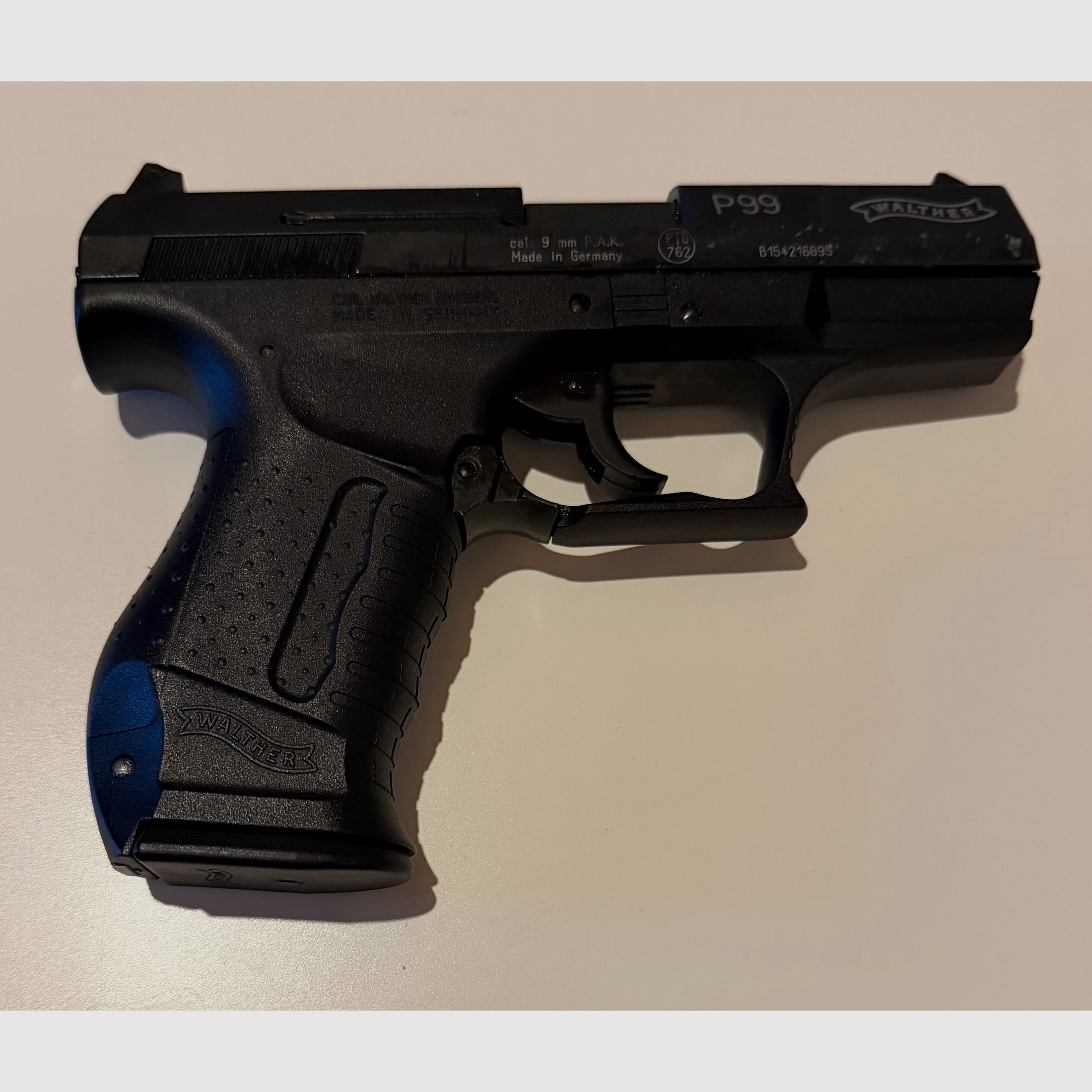 Walther P99 blank firing pistol 9mm P.A.K. matte black