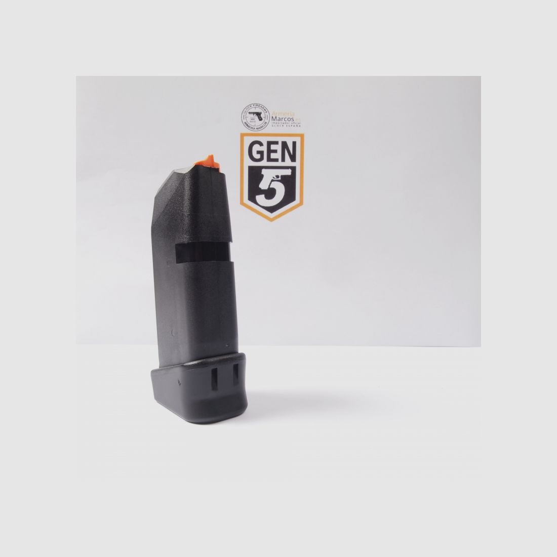 Magazin Glock 26+2 c/9x19 mit orangefarbener Auffüllung, Bild 4 von 4