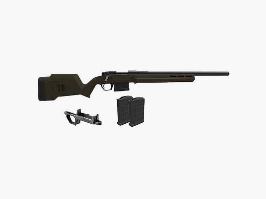MAGPUL HUNTER 700 STOCK W/X2 MAGS & BOTTOM METAL FOR REM 700 SA ODG