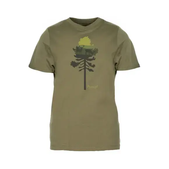T-Shirt Pinewood Outdoor Recycle Finnveden Damen Olive