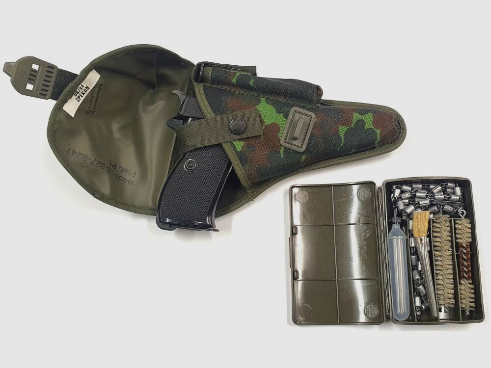 Walther P1 in kaliber inclusief accessoires