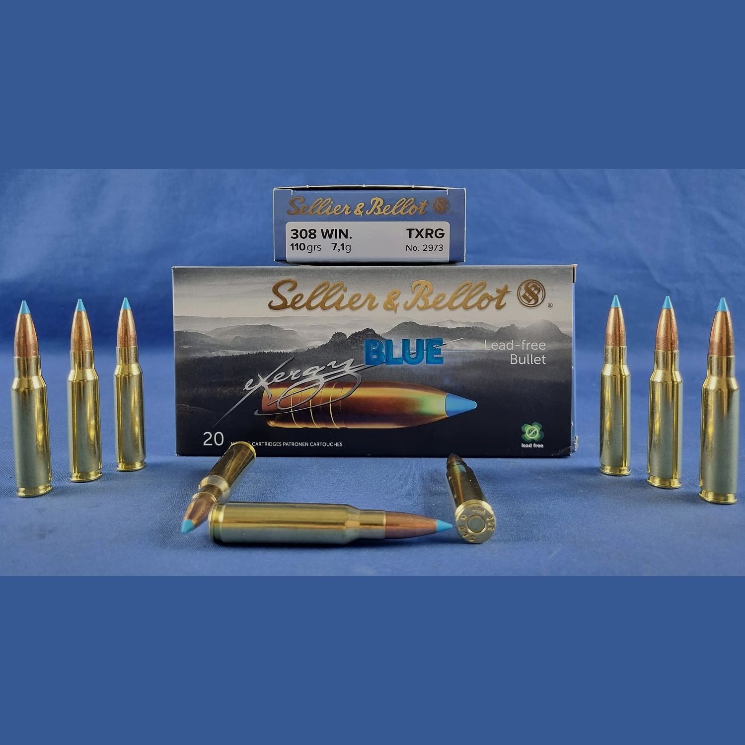 Sellier&Bellot .308 Win. tipped eXergy blue 7,1g/110grs.
