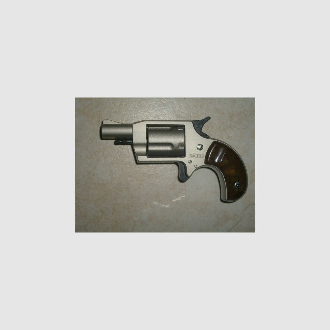 sehr schöner Röhm Derringer - Little Joe  - braune Griffschalen !